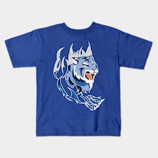 blue tiger Kids T-Shirt